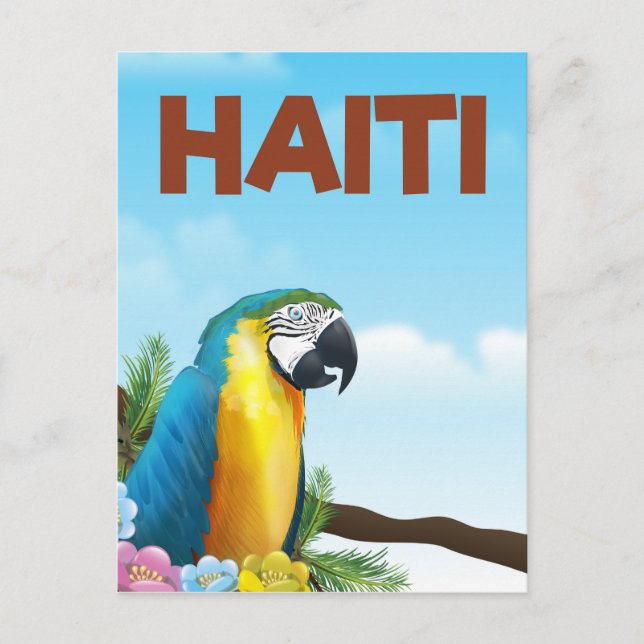 Haiti Travel poster Postcard (Front)