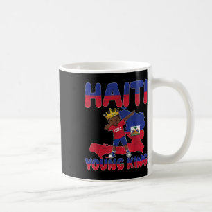 Haiti Young King Haitian Flag Day Melanin For Blac Coffee Mug