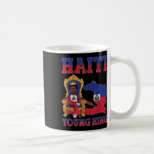 Haiti Young King Haitian Flag Day Melanin For Blac Coffee Mug