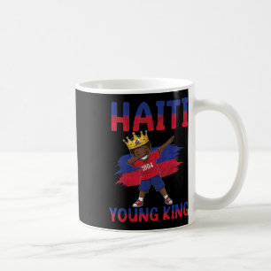 Haiti Young King Haitian Flag Day Melanin For Blac Coffee Mug