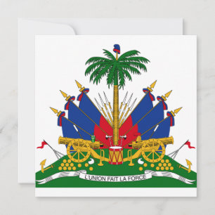 Haitian Coat of Arms (Haiti) Card