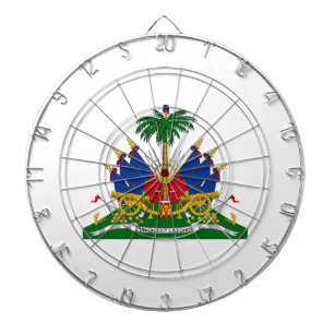 Haitian Coat of Arms (Haiti) Dartboard