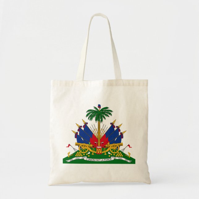 Haitian Coat of Arms (Haiti) Tote Bag (Front)