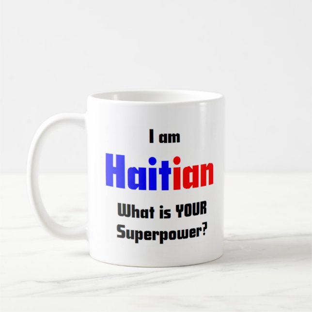 haitian coffee mug (Left)