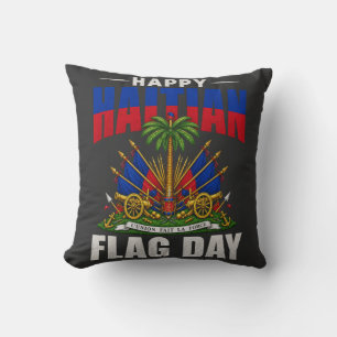 Haitian Flag Day   Haiti Pride Design Cushion