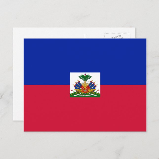 Haitian Flag, Flag of Haiti Postcard (Front/Back)