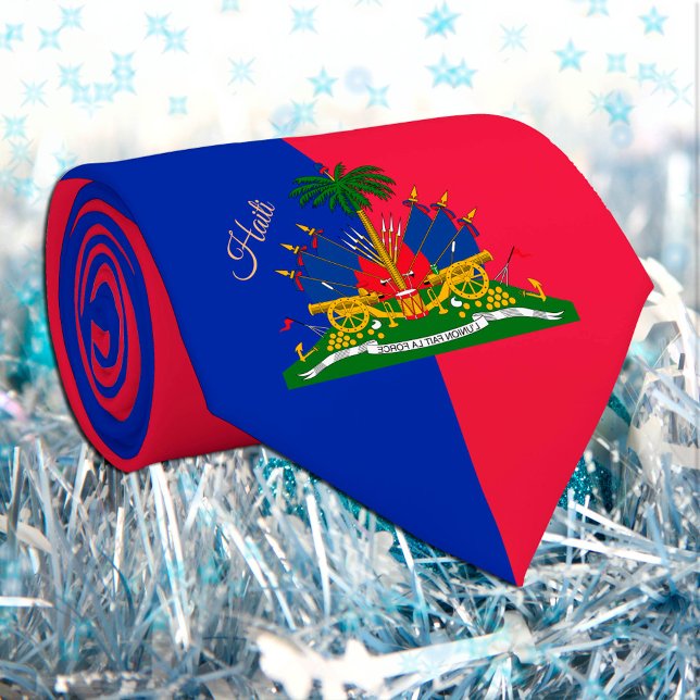 Haitian Flag & Haiti business, patriot / fashion Tie (Creator Uploaded)