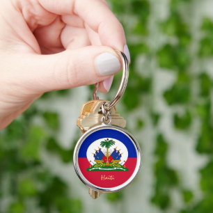 Haitian Flag & Haiti fashion, travel /sports Key Ring