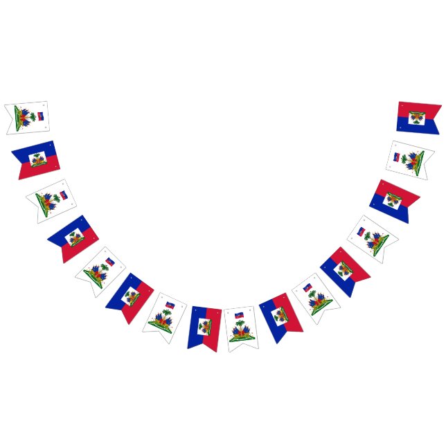 Haitian flag & party Haiti banners / wedding (All)