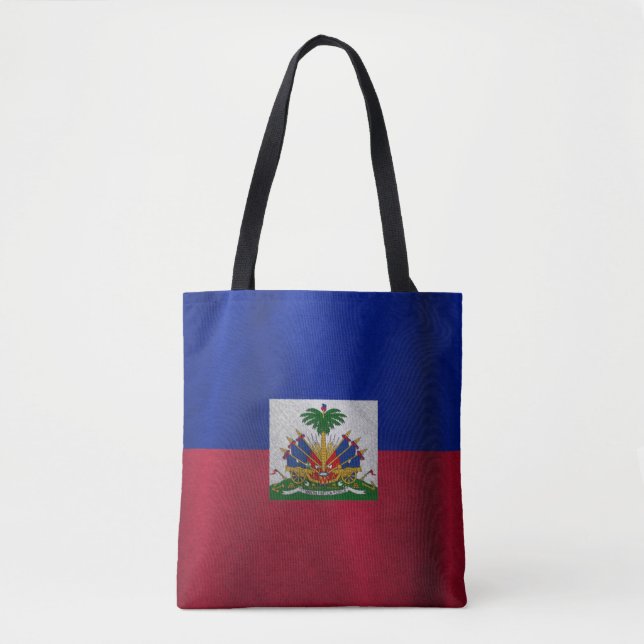 Haitian Flag Tote Bag (Front)