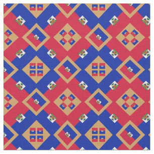 Haitian Flag & Trendy Haiti Fabric fashion GLD