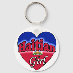 Haitian Girl Key Ring