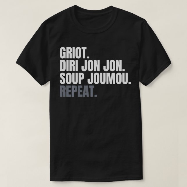 Haitian Griot T-Shirt (Design Front)