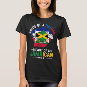 Haitian Jamaican Foreign Jamaica Flag T-Shirt