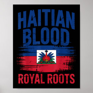Haitian Roots Haiti Flag Day Poster
