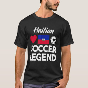 Haitian Soccer Haiti Haitian Flag Soccer Fan 2 T-Shirt