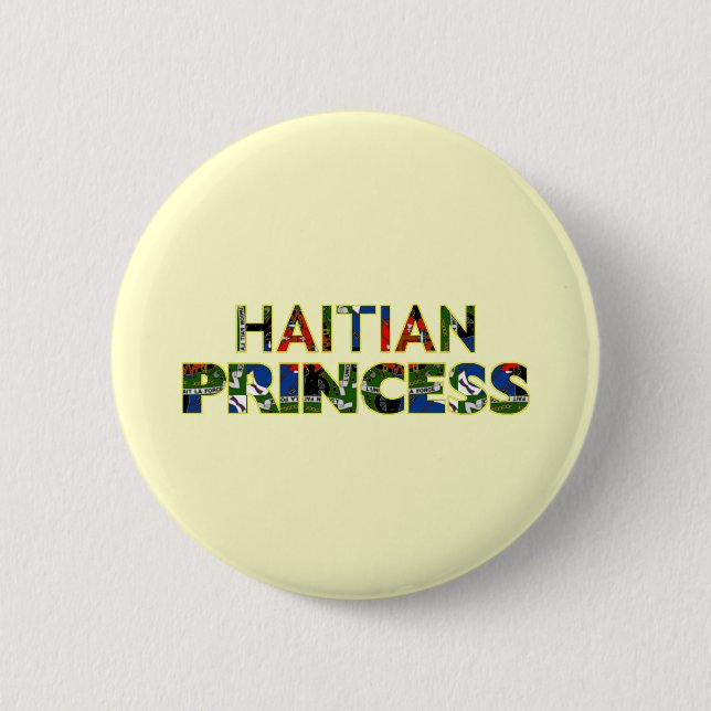 HAITIANPRINCESS001 6 CM ROUND BADGE (Front)