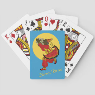 Haji Pirooz Blue Sky Persian New Year Playing Cards