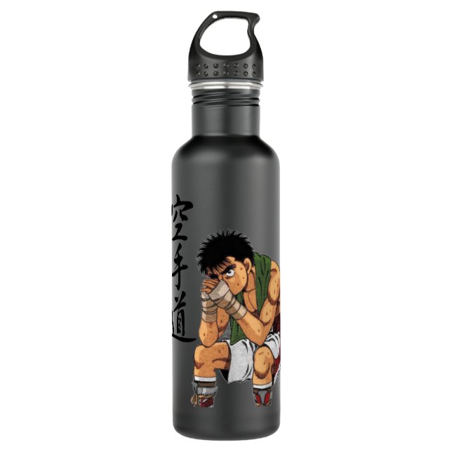 Hajime no ippo  Serious ippo   710 Ml Water Bottle (Front)