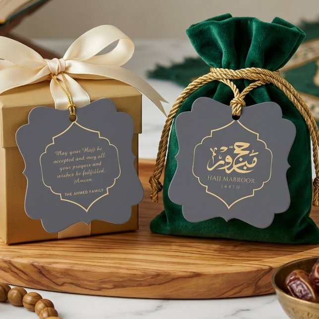 Hajj Mabroor Personalised Islamic Gift Tag (Creator Uploaded)
