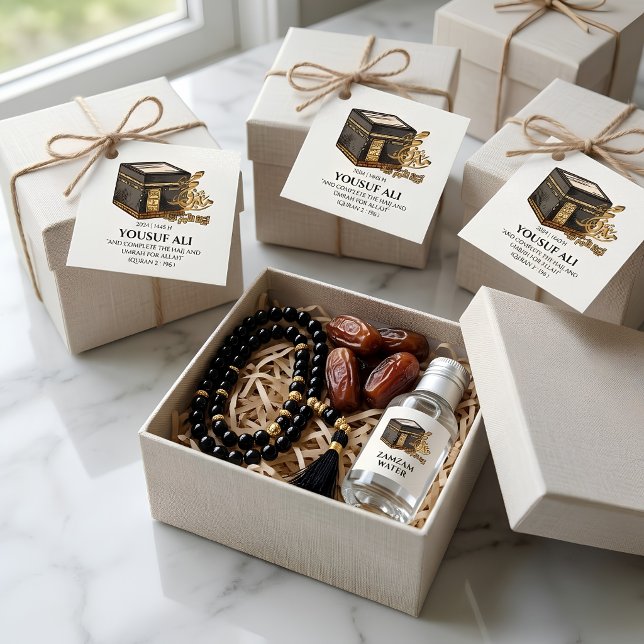 HAJJ MABRUR Ka'bah PERSONALIZED Favour Tags (Creator Uploaded)