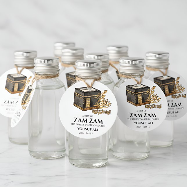 HAJJ MABRUR Zam Zam water Favor Tag (Creator Uploaded)