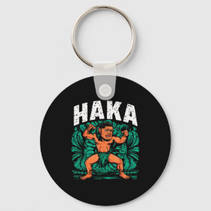 Haka Dance Funny Maori Dance Culture Outfit Key Ring