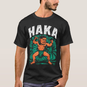 Haka Dance Funny Maori Dance Culture Outfit  T-Shirt