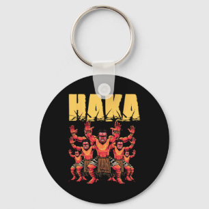 Haka Dance Maori Funny New Zealand Culture Outfit Key Ring
