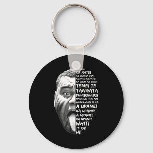 Haka New Zealand Maori New Zealand Fans Rugby _1 Key Ring
