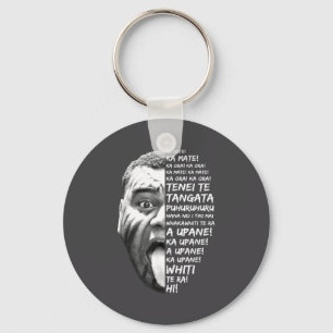 Haka New Zealand Maori New Zealand Fans Rugby  Key Ring