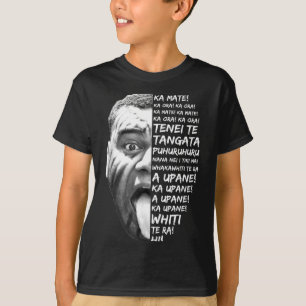 Haka New Zealand Maori New Zealand Fans Rugby  T-Shirt