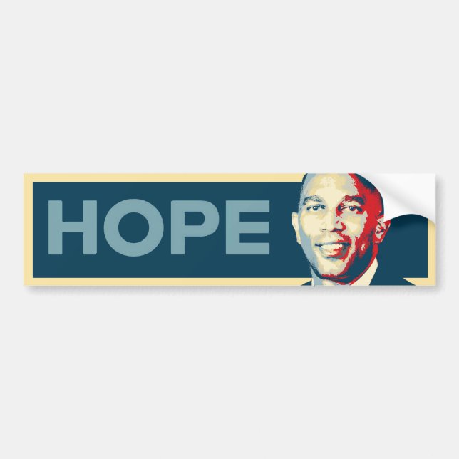 Hakeem Jeffries Hope Bumper Sticker (Front)