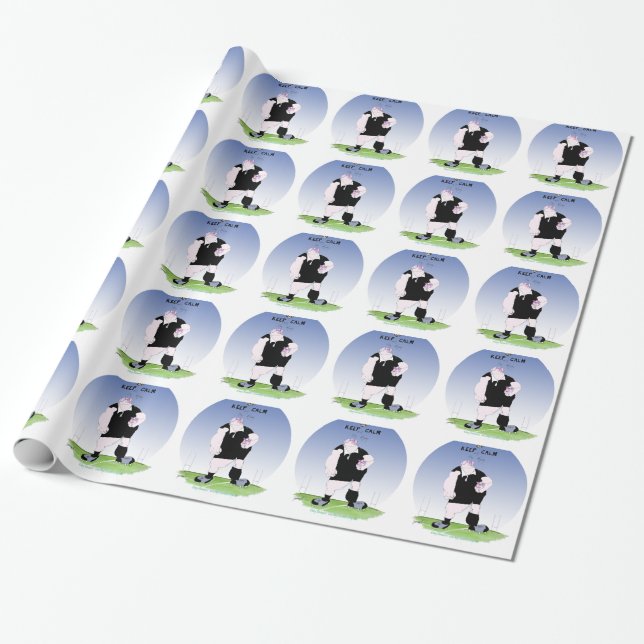 hakka rugby rules!, tonyu fernandes wrapping paper (Unrolled)