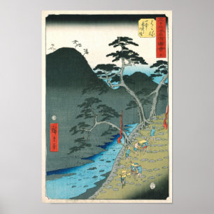 Hakone, Hiroshige Japanese Fine Art Poster