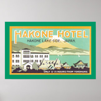 Hakone Hotel (canvas) Poster