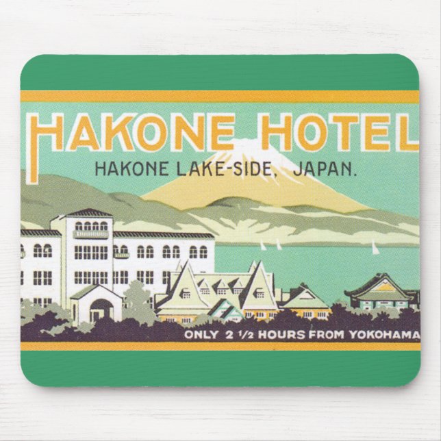 Hakone Hotel Japan Mouse Mat (Front)