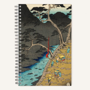Hakone, Japan: Vintage Japanese Woodblock Art Notebook