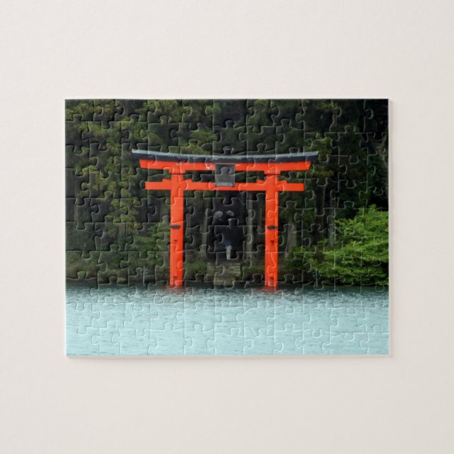 hakone red torii jigsaw puzzle (Horizontal)