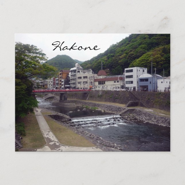 hakone river postcard (Front)