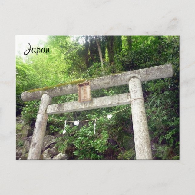 hakone wooden torii postcard (Front)