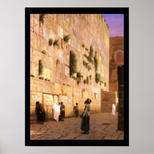 HaKotel by Jean-LéonGérôme - Circa Late 1800s Poster