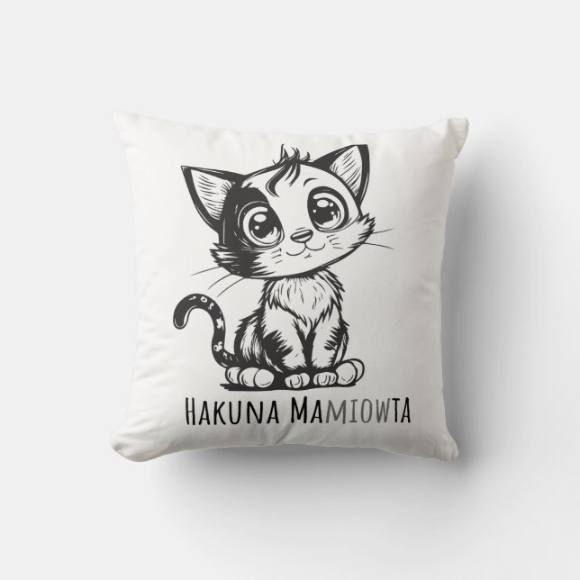 Hakuna Mamiowta Cushion (Front)