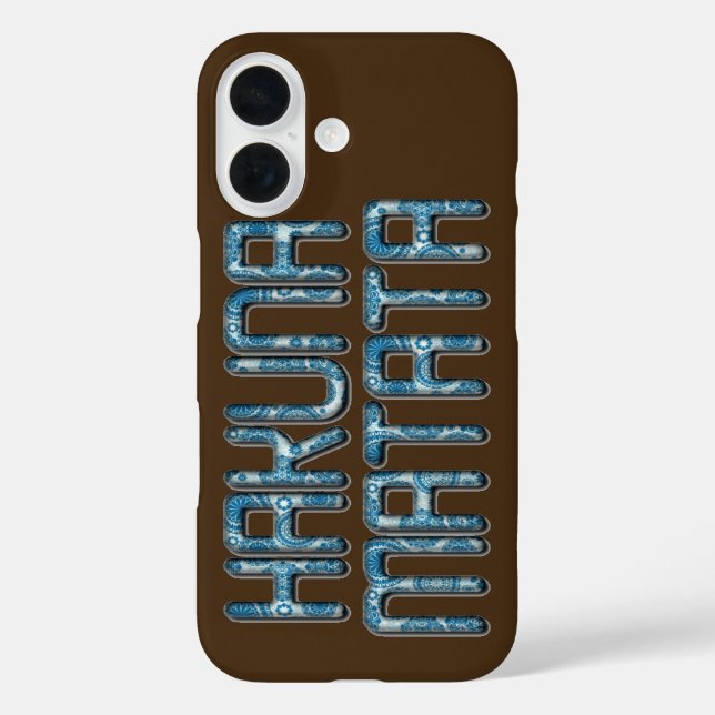 Hakuna Matata 3D Art Print Case-Mate iPhone Case (Back)