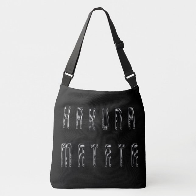 Hakuna Matata 3D Art Print Crossbody Bag (Front)