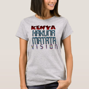 Hakuna Matata 3D Art Print T-Shirt