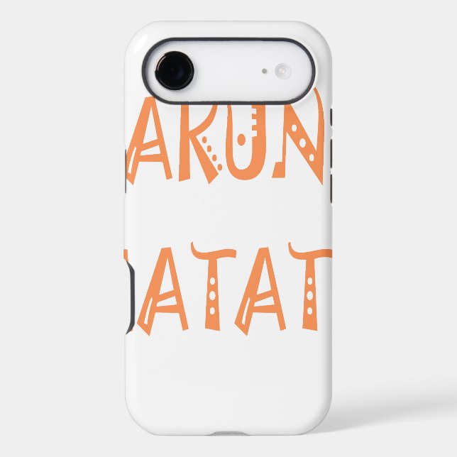 Hakuna Matata – African Tribal Text Art (Back)