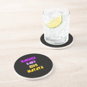 Hakuna Matata Baby and Kids Art Print Coaster