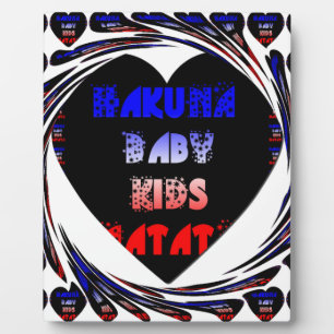 "Hakuna Matata" Baby Kids Design Plaque