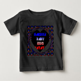 "Hakuna Matata" Baby Kids Design T-Shirt